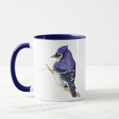 アオカケスのマグ マグカップ (左)