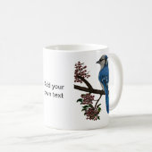 アオカケスはカスタマイズ コーヒーマグカップ (正面右)