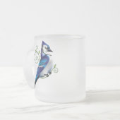 アオカケス日 フロストグラスマグカップ (正面左)