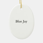 アオカケス、ジョンAudubon セラミックオーナメント (裏面)