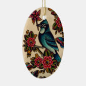 アオカケス セラミックオーナメント (右)