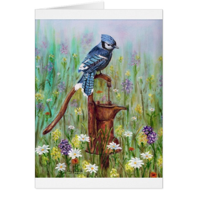 アオカケス: 平和なとまり木 (正面)