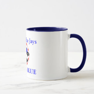 アオカケス、Merrill Blue Jaysは、大きく青行きます マグカップ
