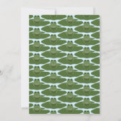 アオガエルリリーパッド|ベビーシャワー招待状 招待状 (裏面)