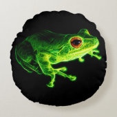 アオガエル ラウンドクッション (正面)