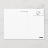 アオギリ：日本のポストカード ポストカード (裏面)