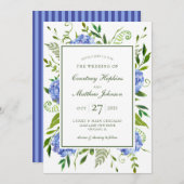 アオサイ結婚ズ 招待状 (正面/裏面)