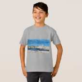 アオサギの翼のカスタム アニバーサリーギフト Tシャツ (正面フル)