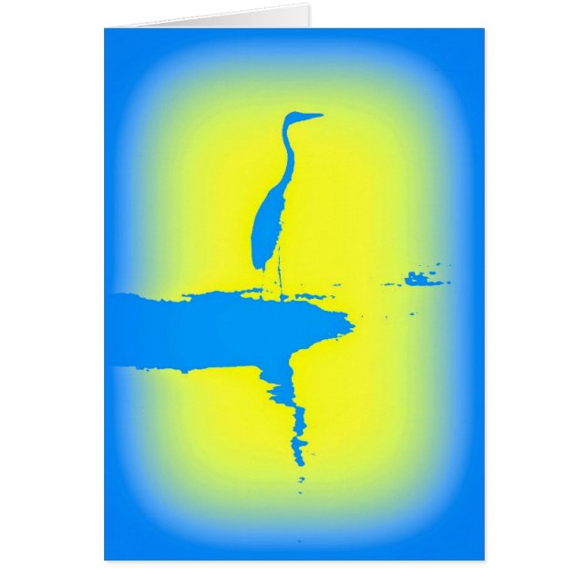 アオサギ (正面)