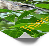 アオサギ。あなた考えの ポスター (角)