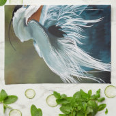 アオサギ キッチンタオル (折り畳み)