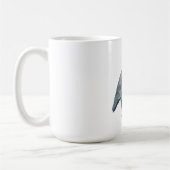 アオサギ コーヒーマグカップ (左)