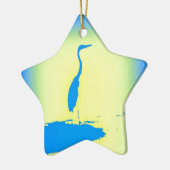 アオサギ セラミックオーナメント (左)