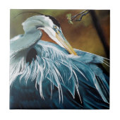 アオサギ タイル (正面)