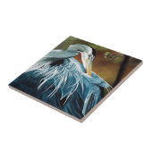 アオサギ タイル (側面)