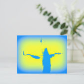 アオサギ ポストカード (スタンド正面)