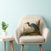 アオサギ Audubon 版画 海岸の芸術 クッション (椅子)