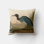アオサギ Audubon 版画 海岸の芸術 クッション (裏面)