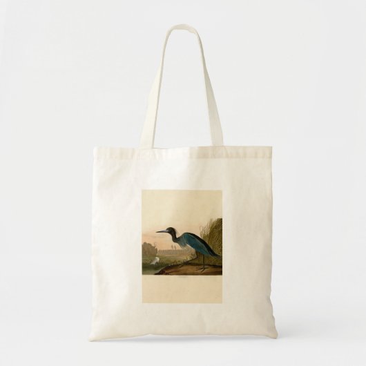 アオサギ Audubon 版画 海岸の芸術 トートバッグ (正面)