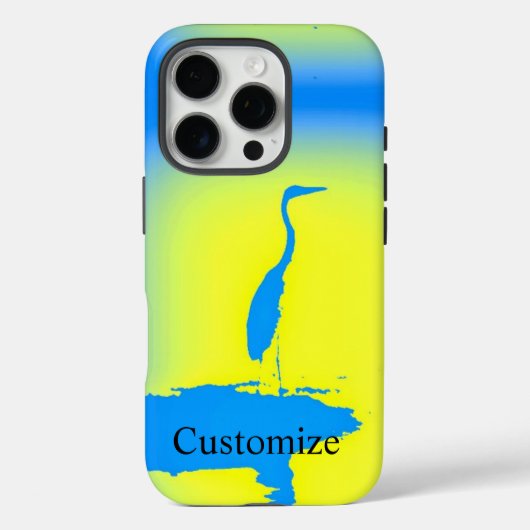 アオサギ Case-Mate iPhoneケース (裏面)