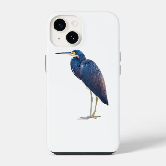アオサギ iPhone/iPadケース iPhoneケース (裏面)