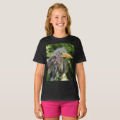 アオサギ Tシャツ (正面フル)