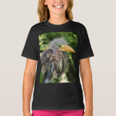 アオサギ Tシャツ (正面)