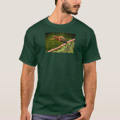 アオサギ Tシャツ (正面)