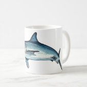 アオザメ鮫のマグ コーヒーマグカップ (正面右)