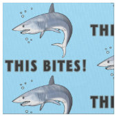 アオザメ鮫: これはかみます! ファブリック (クローズアップ)