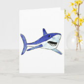 アオザメ鮫 カード (黄色い花)