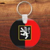 アオスタバレー国旗 キーホルダー (正面)