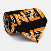 アオテアロア文字アーモダント ネクタイ (ロール)