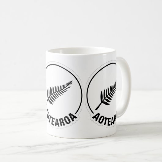 アオテアロニュージーランドスタンダードマグカップ コーヒーマグカップ (正面右)