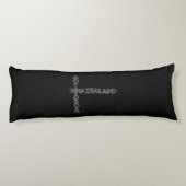 アオテアロニュージーランド,ニュージーランドKiwiクロスワードデザイン ボディピロー (裏面)