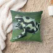 アオヤドクガエル (Dendrobates auratus) カウィタ クッション (ブランケット)