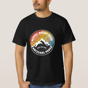 アオラキ山調理師国立公園NZ Tシャツ