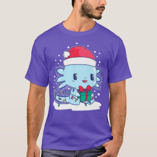 アオロテルサンタハットクリスマスライトカワイイかわいいアオロテルCh Tシャツ