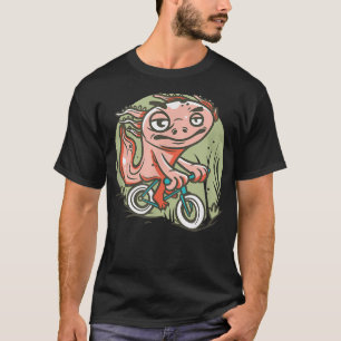 アオロトルサイクリング自転車かわいいオロトルズかわいいJapan A Tシャツ