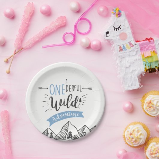 アオンダーフルワイルドアドベンチャー紙プレートボーイ ペーパープレート (パーティー)