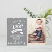 アオンダーフルワイルドアドベンチャー誕生日招待状ボーイ 招待状 (スタンド正面)