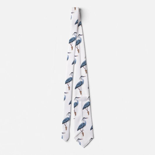 アオ素晴らしサギの漫画イラストレーション ネクタイ (裏面)