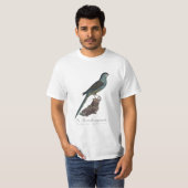 アカアシインコまたはスワンプパラキート、Pezoporus Wallicus Tシャツ (正面フル)