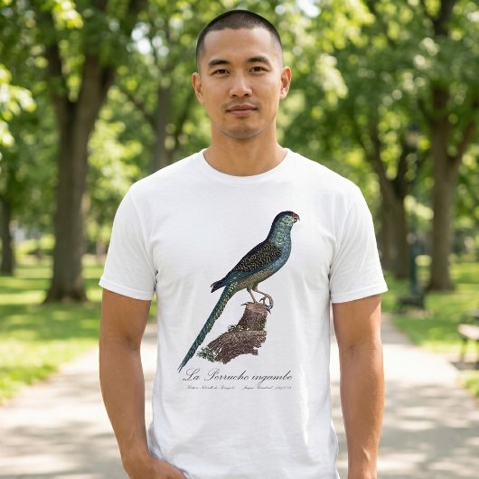 アカアシインコまたはスワンプパラキート、Pezoporus Wallicus Tシャツ