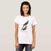 アカアシインコまたはスワンプパロット、Pezoporus Wallicus Tシャツ (正面フル)