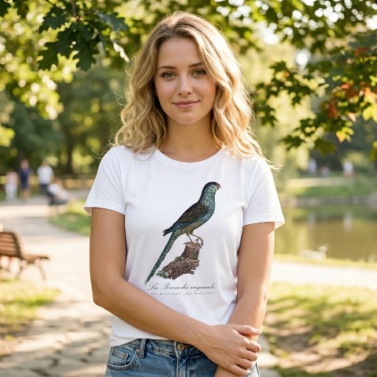 アカアシインコまたはスワンプパロット、Pezoporus Wallicus Tシャツ