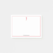 アカアシウマの動物イラストレーションの海生活ミニマル ポストイット (正面)