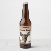 アカアシカの自然ビアラベル ビールラベル (正面)