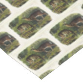 アカアシカ – オードボン四肢動物 テーブルクロス (アングル)