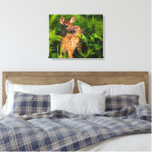 アカアシガノガエル |ミネソタ キャンバスプリント (インサイチュ (寝室))